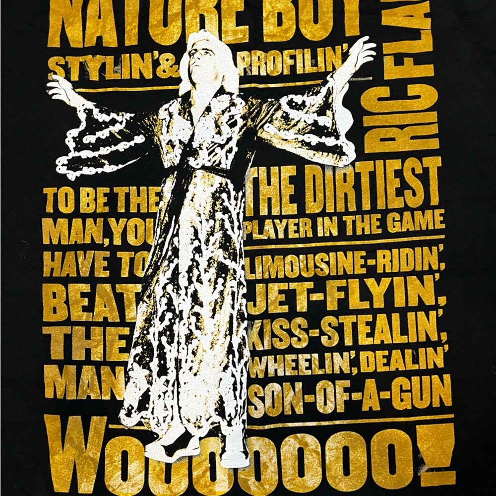Mens 2XL 2008 WWE Hall of Fame Nature Boy Ric Flair T Shirt - Picture 2 of 3